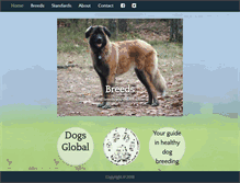 Tablet Screenshot of dogsglobal.com